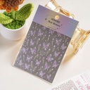 Purple Gem Butterfly Nail Stickers