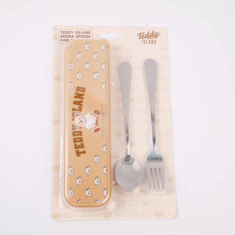 TEDDY ISLAND series spoon fork set