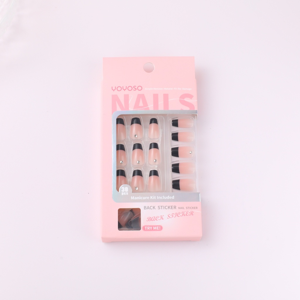 Dreamy Girl – Black Piano Wearable Nails