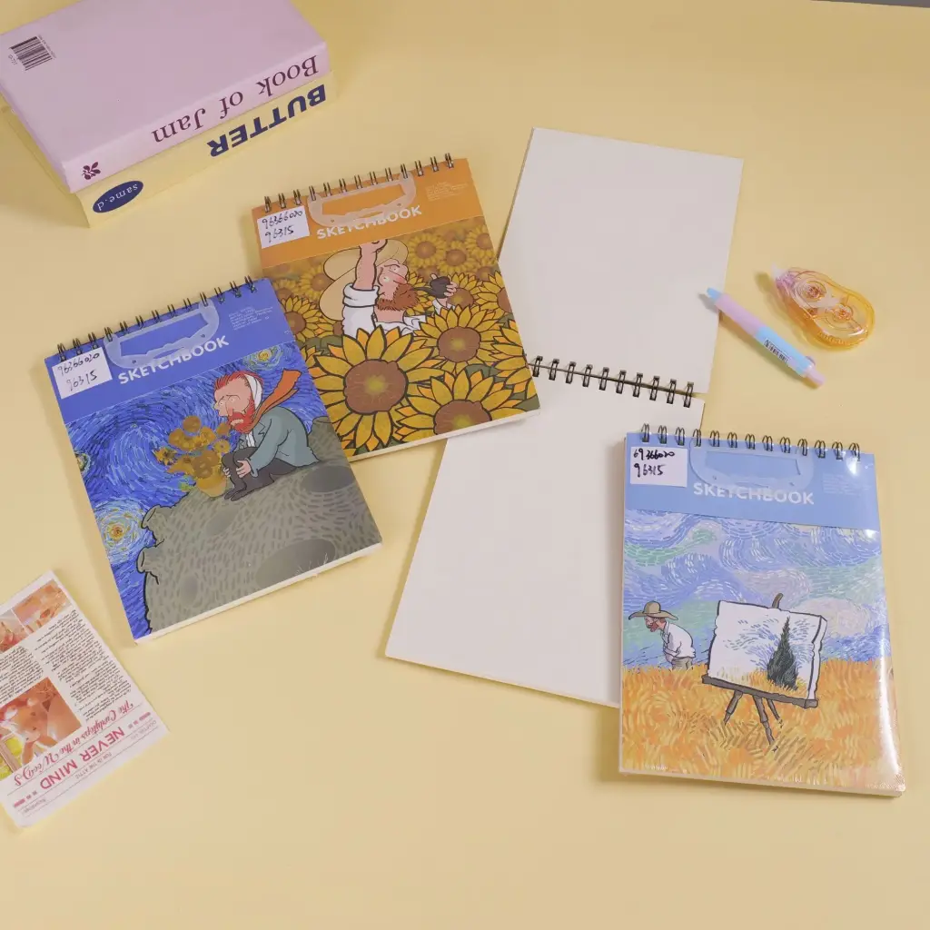Van Gogh Sketchbook B5 - Blank Pages 30pcs