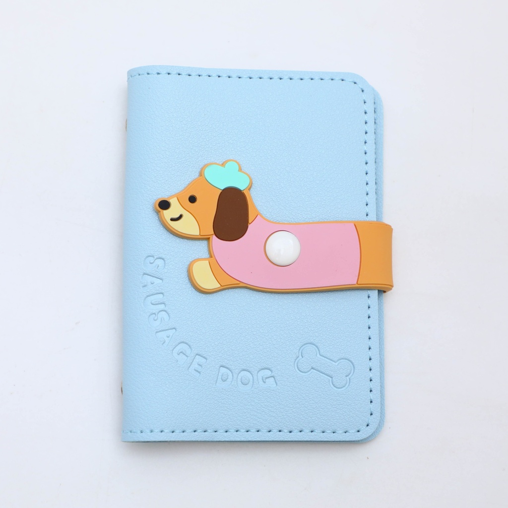 Macaron Dachshund Dog Card Holder