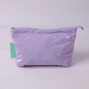 Butterfly clutch cosmetic bag – purple