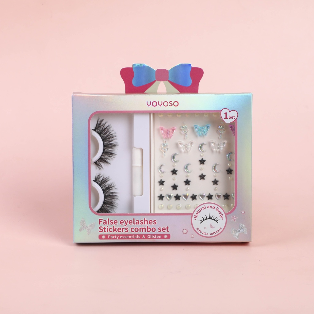 Dense 5D Elastic Curl Eyelash Sticker Pair Set
