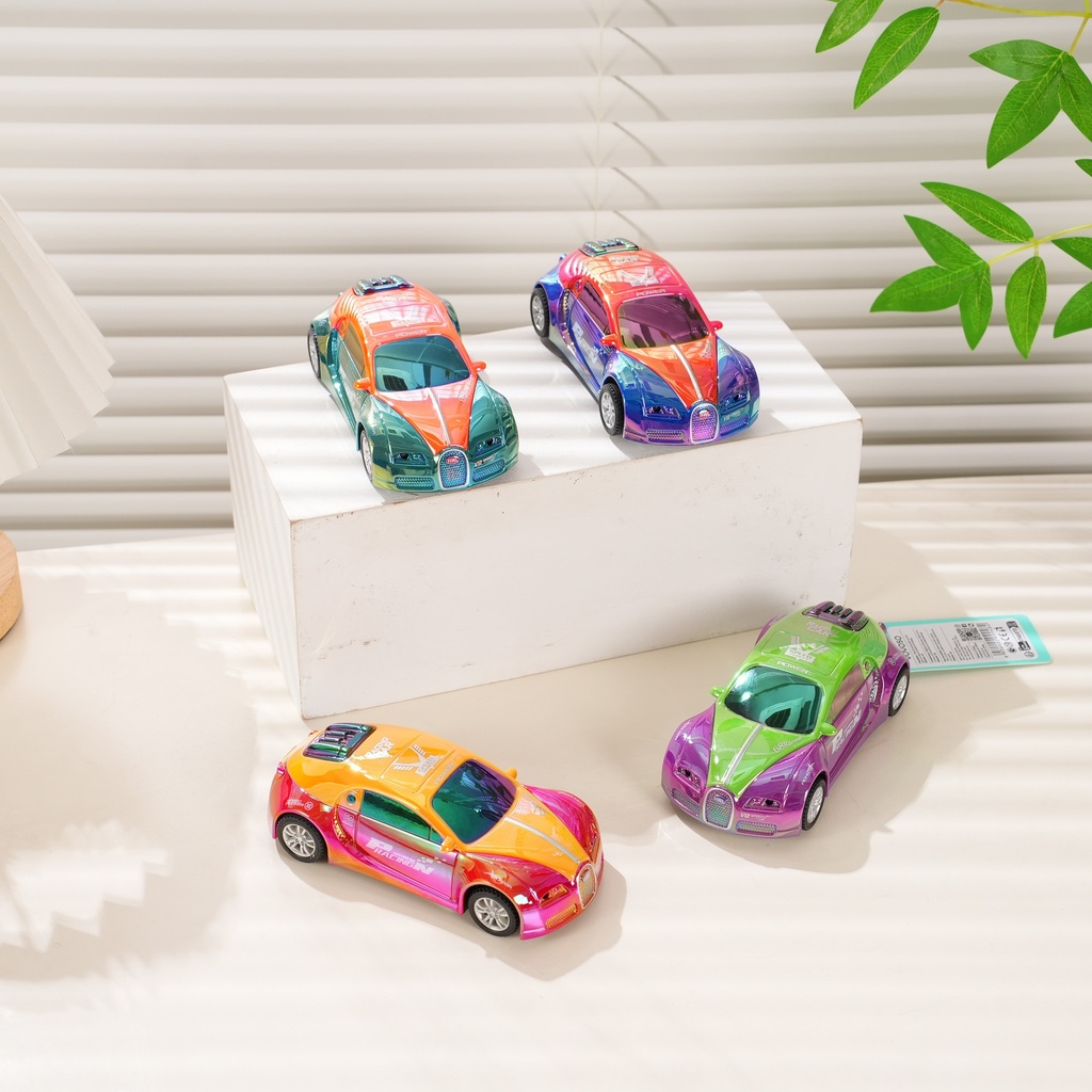 7363-23 Inertia Drift Car with Lights and Music (Colorful UV Plating)