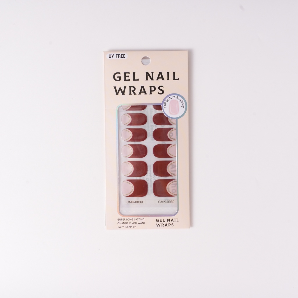 Gold-Edged Vintage Self-Adhesive Nail Stickers