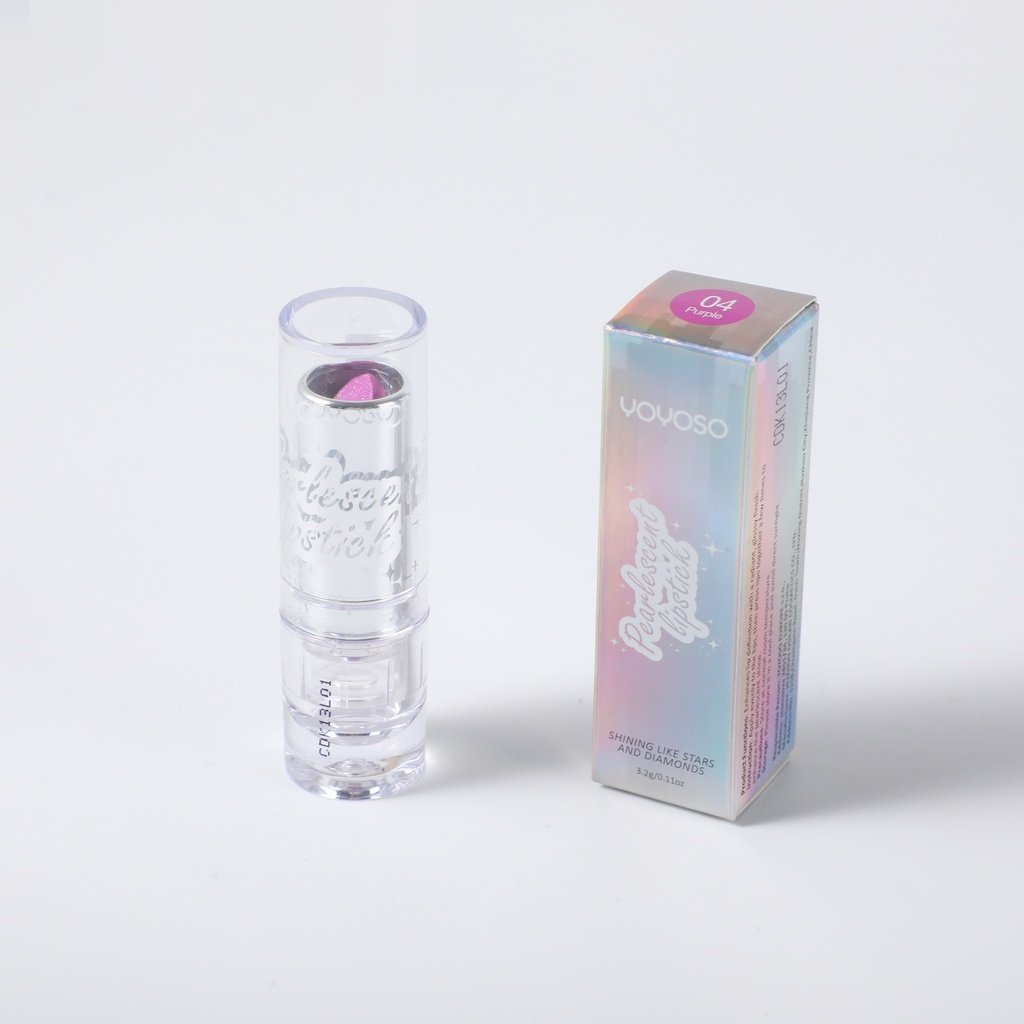 Pearlescent Lipstick - Purple