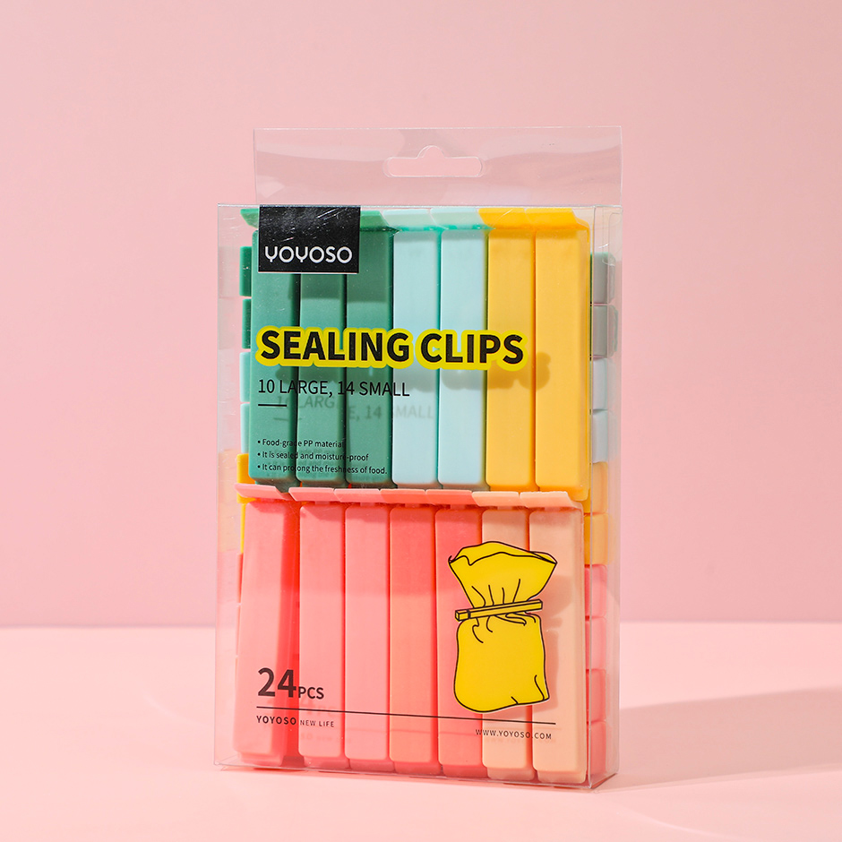 Sealing clip-24pcs (10 pcs large, 14pcs 