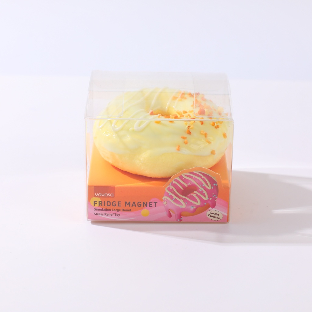 Simulation Large Donut Stress Relief Toy – Fridge Magnet