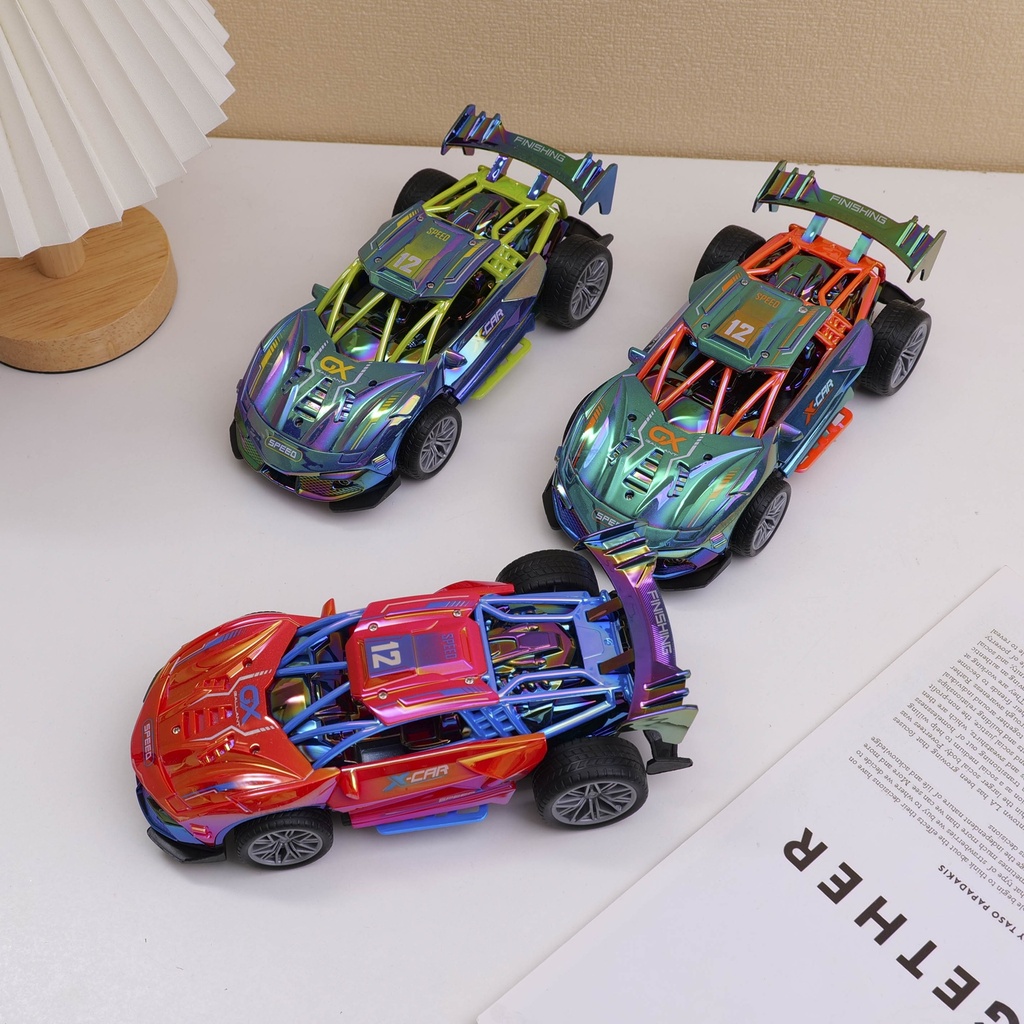 HY-693 Neon Painted Pull-Back Racing Car