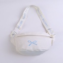 Bowknot Series Sport Waist Bag - Beige
