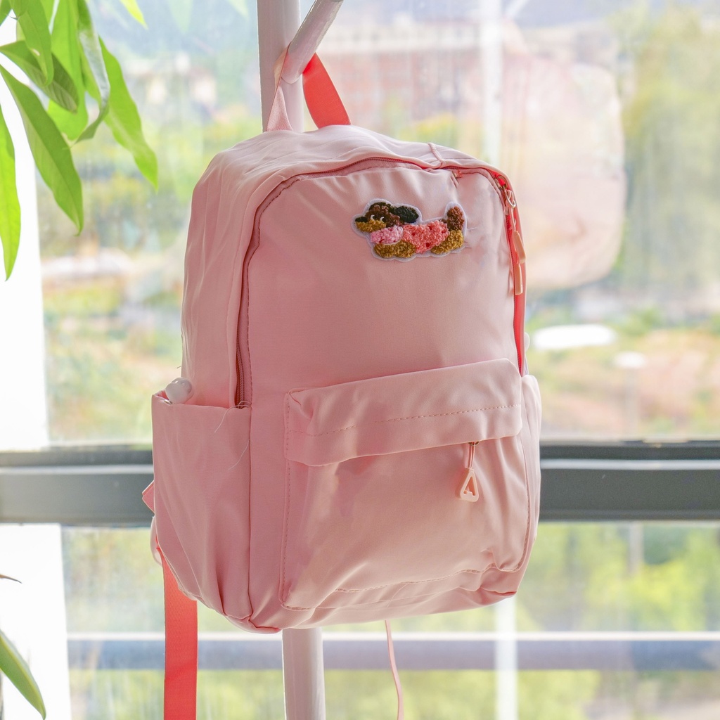 Dachshund Kids Backpack – Pink