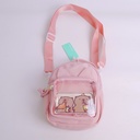 Capybara Series Shoulder Bag - Pink
