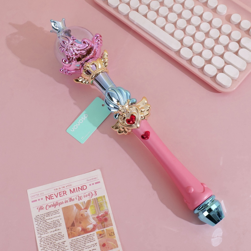 8880A Girls' Sound and Light Music Electric Magic Wand