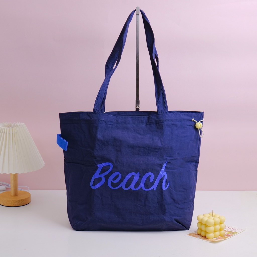 Quick-Dry Series Drawstring Canvas Bag - Blue
