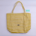 Reversible Striped Shoulder Bag - Yellow