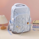 Backpack with Luggage Strap - Blue