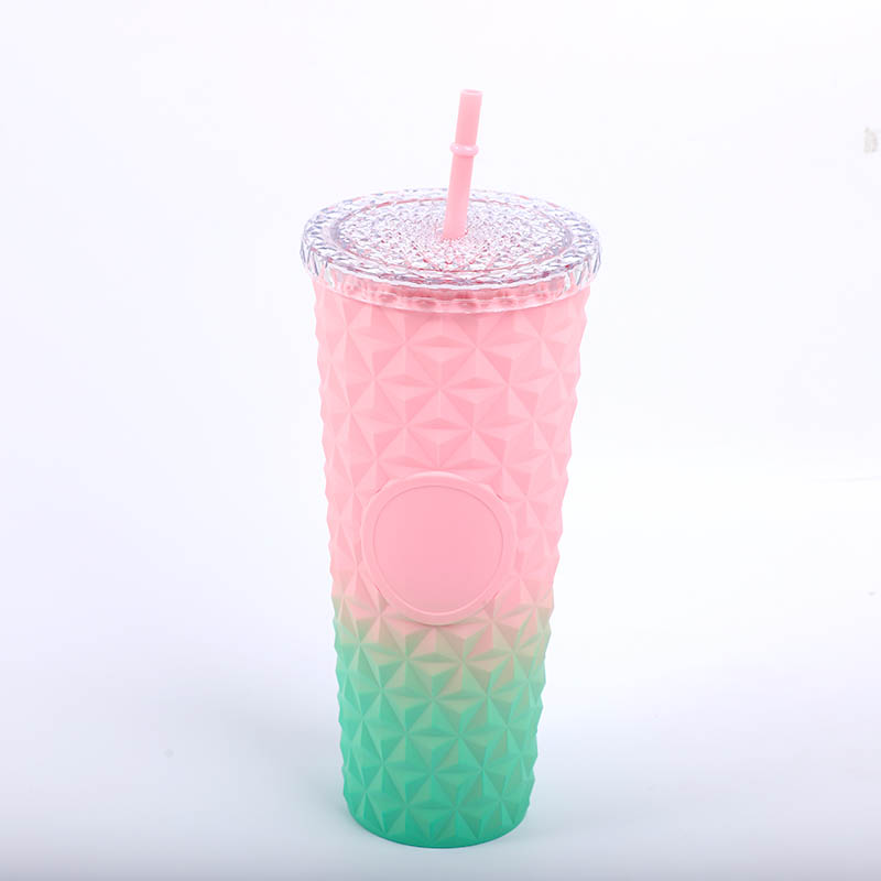 Large capacity creative plastic cup-710m