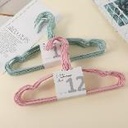 Dipping plastic children's hanger - 12pc