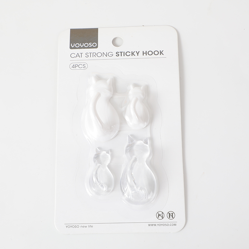 Cat strong sticky hook 4pcs