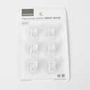 Traceless water drop hook 6pcs