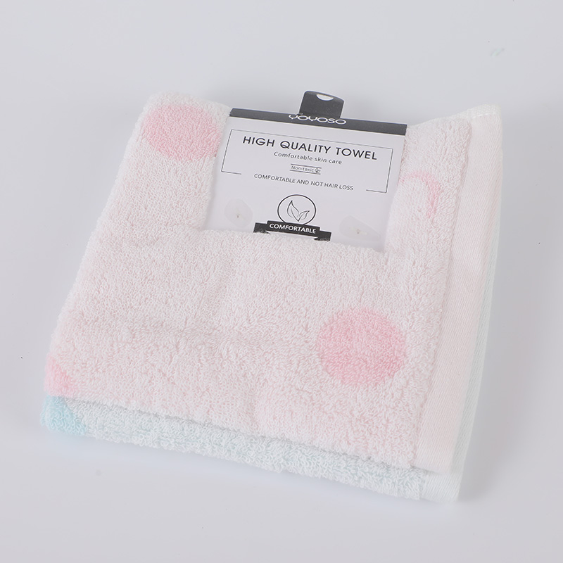 Jacquard rabbit square towel 2pcs