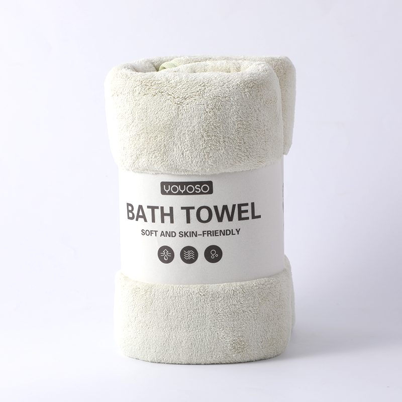 Morandi color coral velvet series bath t