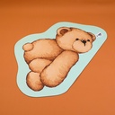 TEDDY ISLAND series bath mat 001-green