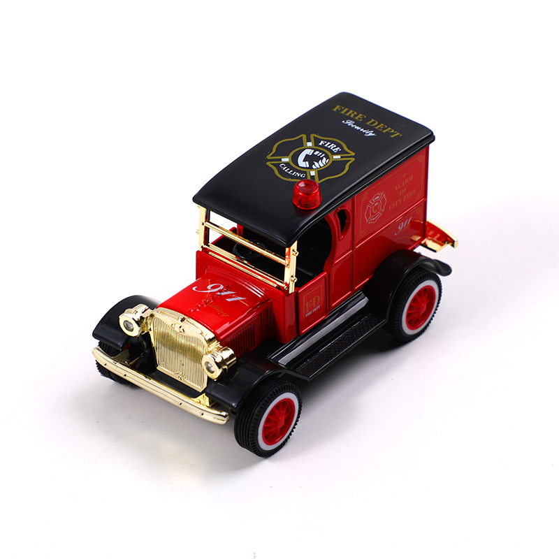1:36 Fire fighting pull-back alloy car w