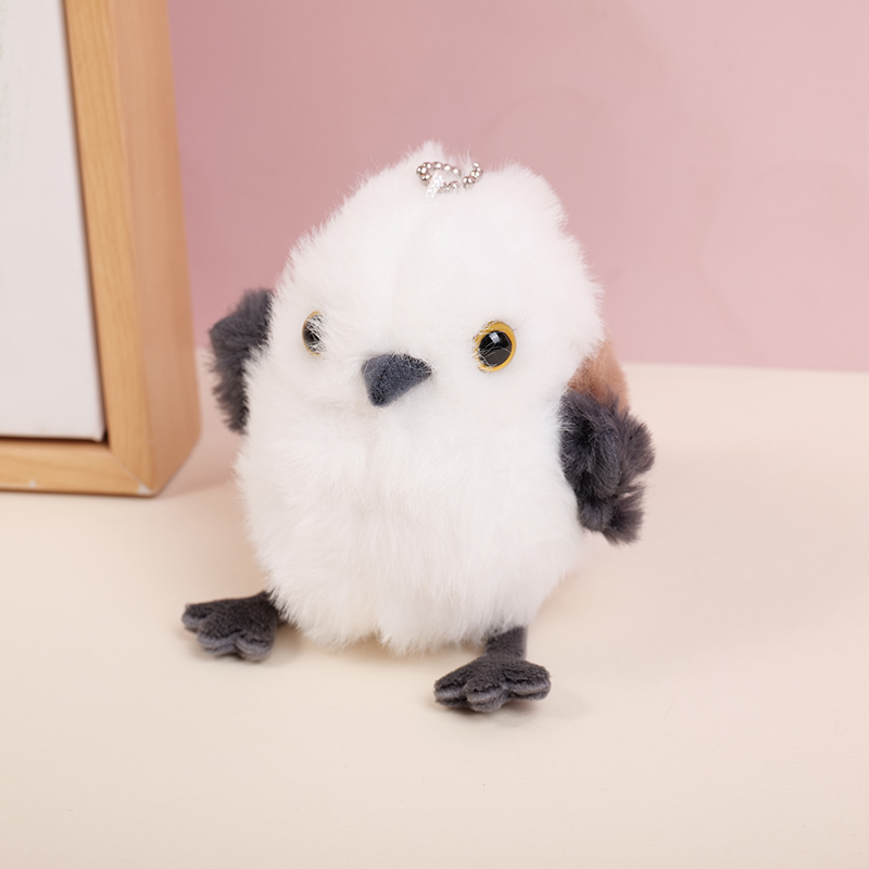 Chickadee with long tail toy Q308