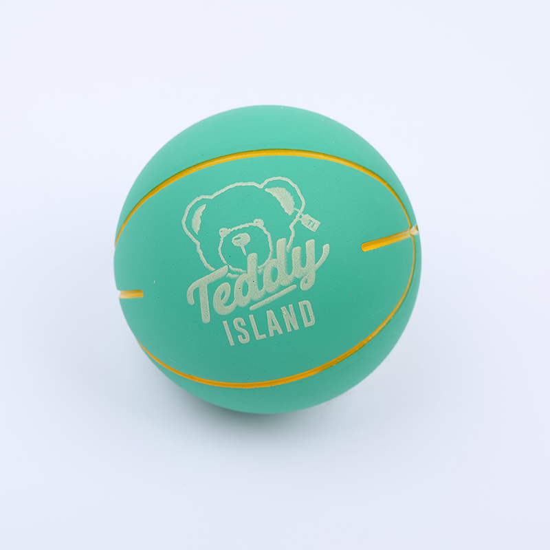 TEDDY ISLAND series rubber ball-6cm (gre