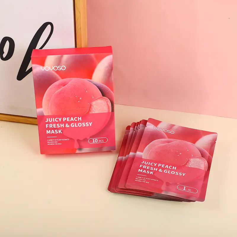 Juicy peach fresh & glossy mask (25ml*10