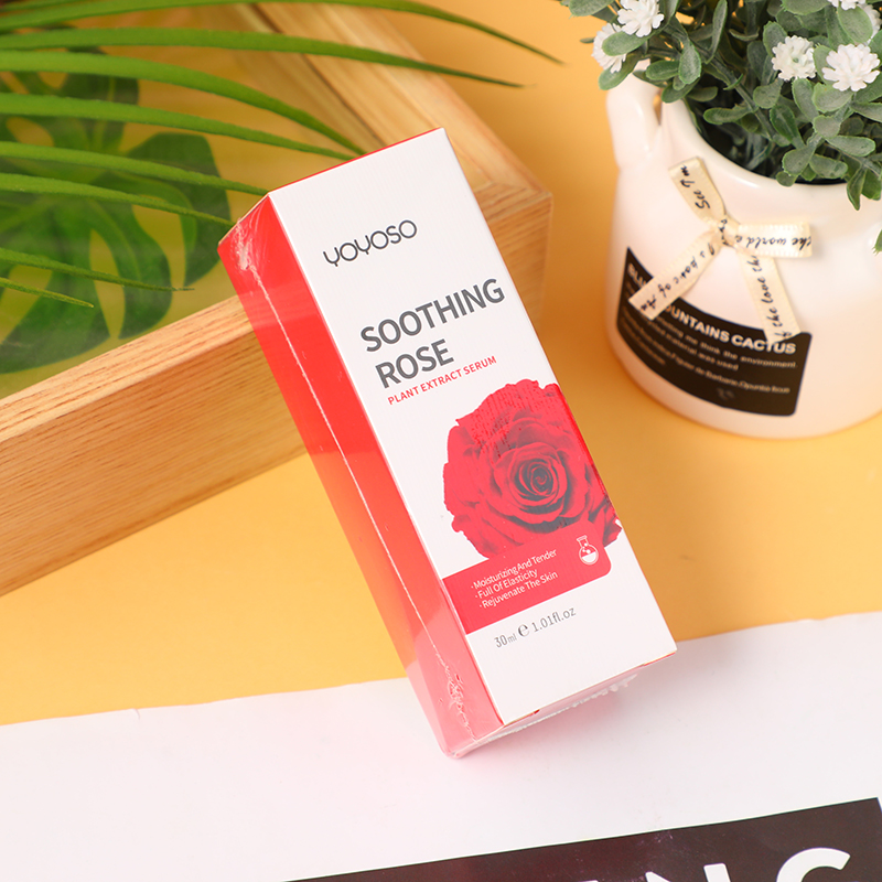 Soothing rose plant extract serum
