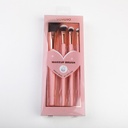 Makeup brush with storage bag combo set-