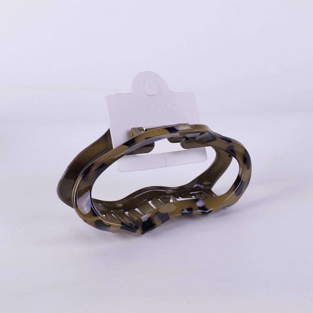 Leopard Print Series Cloud Acrylic Claw Clip