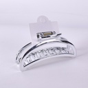 Silver Series Crescent Acrylic Claw Clip