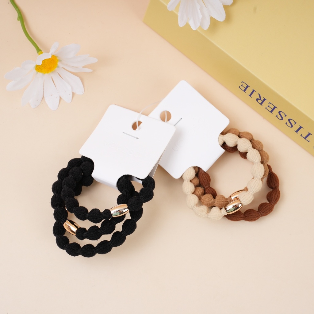 Seamless Regular Hair Ties 3pcs-3