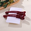 Red Polka Dot No-Crease Hair Clip – 2pcs