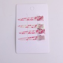 Pink Leopard Series – No-Crease Hair Clips – 4pcs