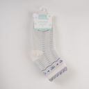 Simple Blue Kids' Mid-Calf Socks L (3 pairs)