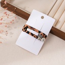 Leopard Print Series Square Hair Clip