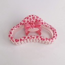 Pink Leopard Series – Cloud Acrylic Claw Clip – 13cm
