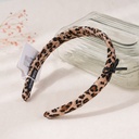 Leopard Print Series Bowknot Fabric Headband