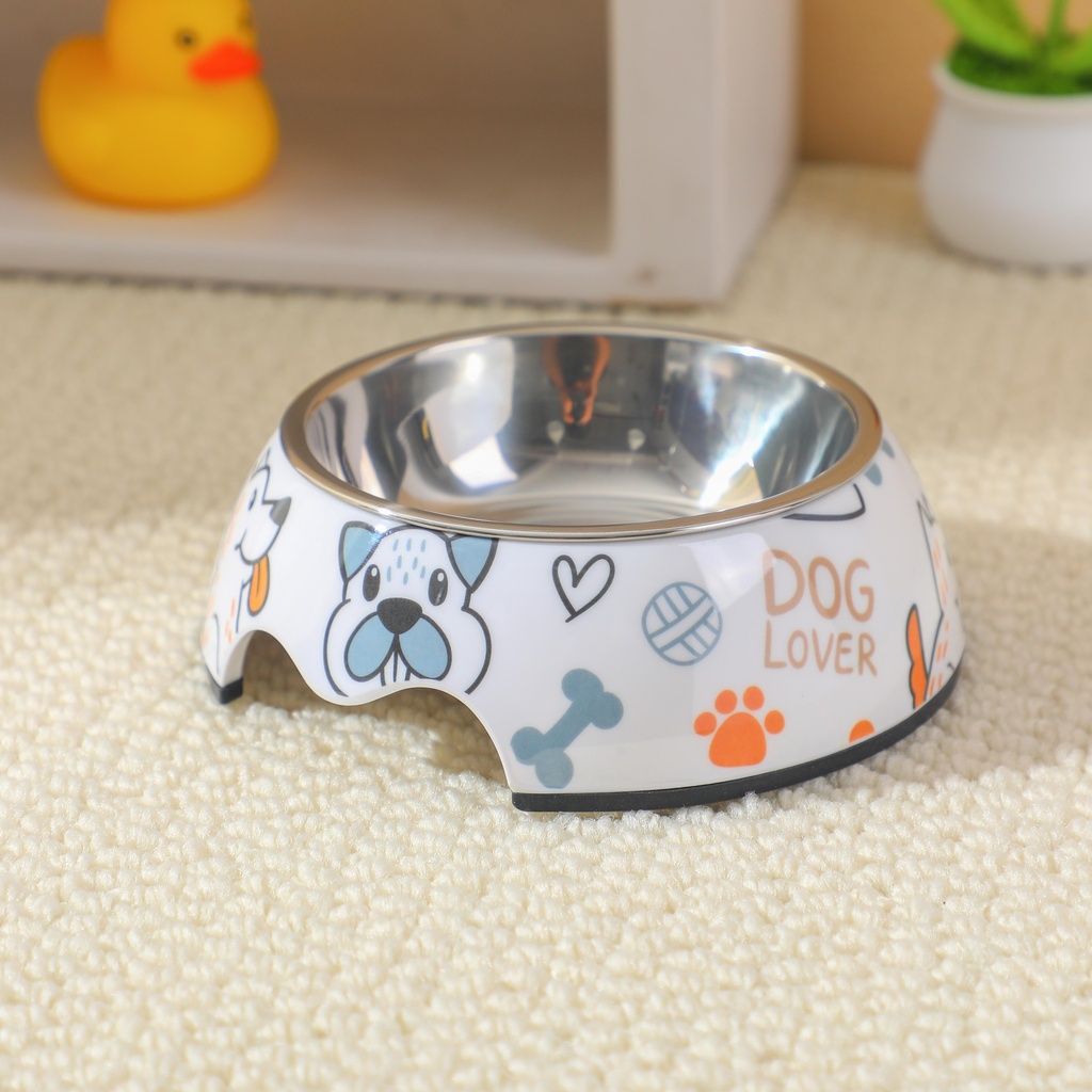 Printed Puppy Pet Bowl - Small