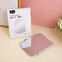 Square table mirror with bracket-black c