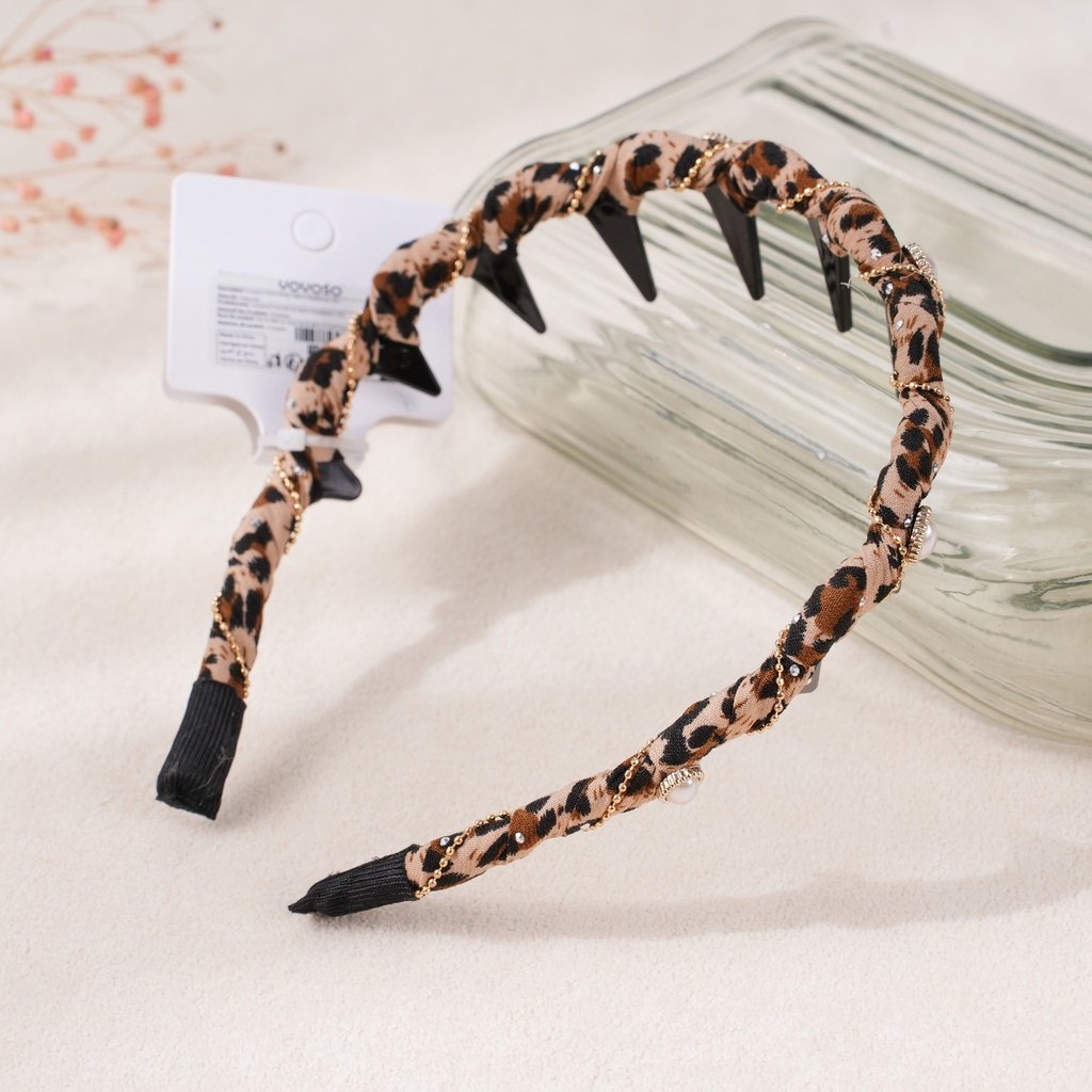 Leopard Print Series Fabric Headband - 001