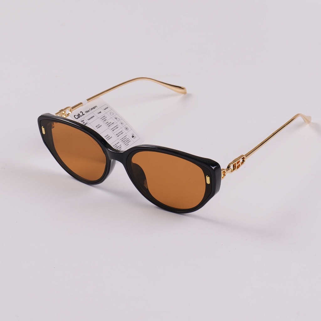 Letter B Women's Sunglasses - Tea Brown