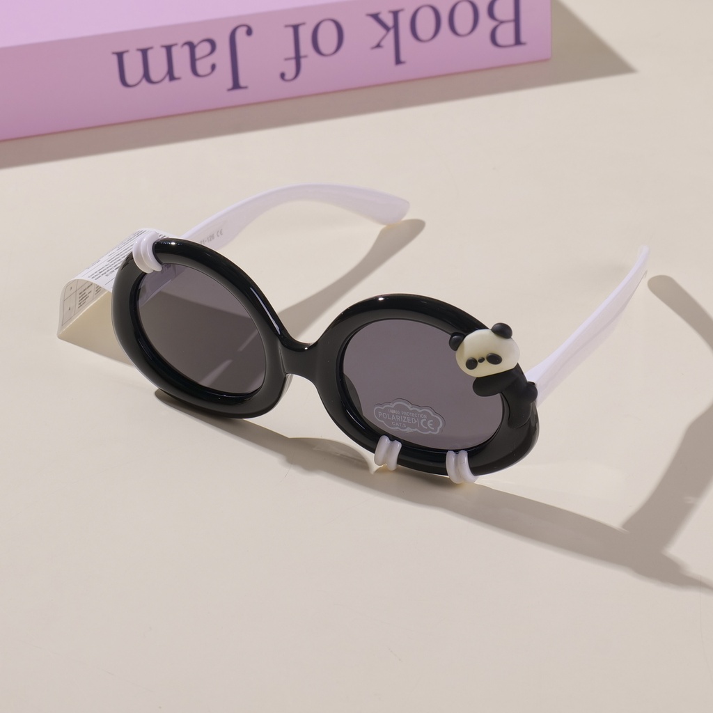 HS-CRYJ8008Panda Kids' Sunglasses - Black