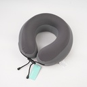 Ice Silk High-Ridge U-Shaped Pillow – Gray