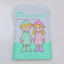 Minimal Letter Kids Raincoat - XXL