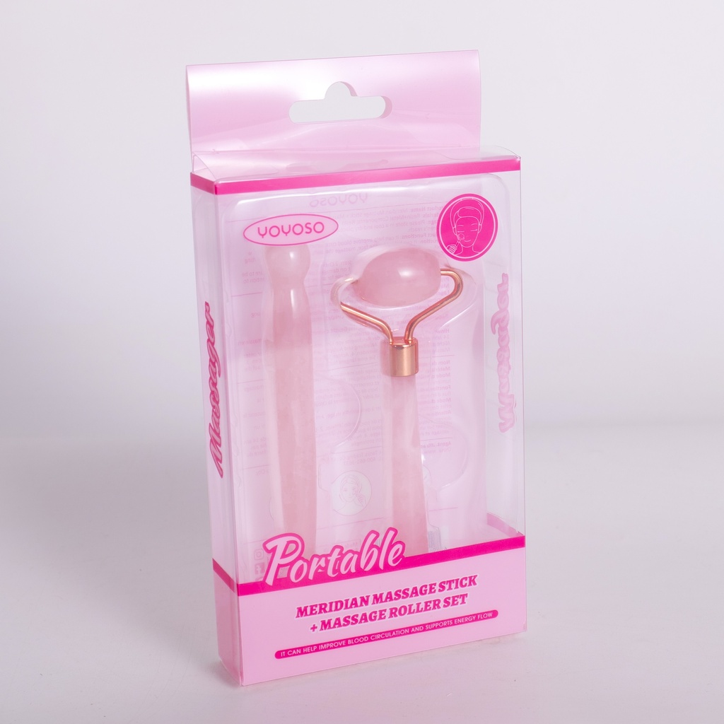 Meridian Massage Stick + Massage Roller Set